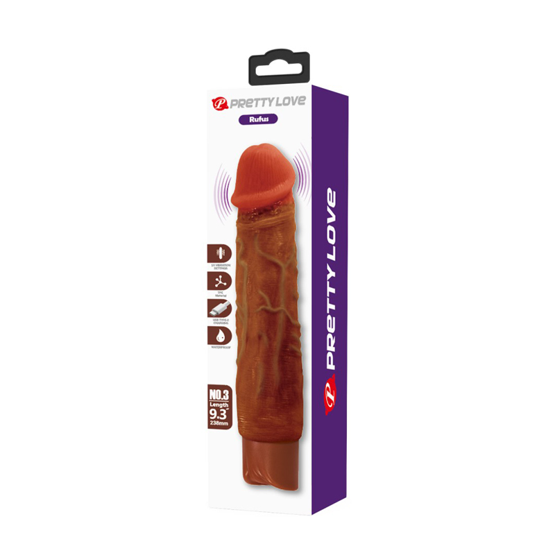 Realisticni-vibrator-Pretty-Love-Rufus-Brown01